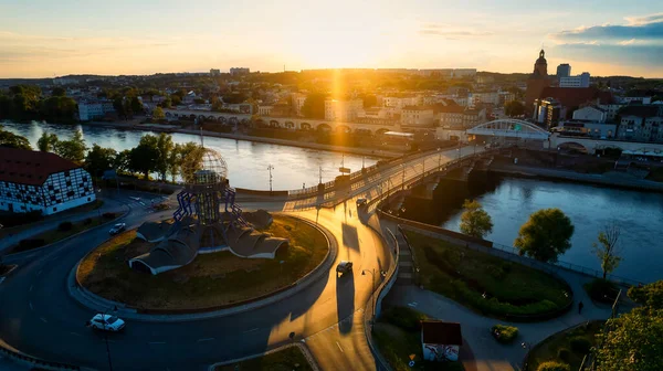 stock image The city of Gorzw Wielkopolski is situated in the Lubuskie Voivodeship in the western part of Poland.