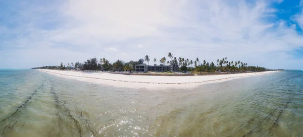 Havvannet Det Luksuriøse Feriestedet Kiwengwa Beach Zanzibar Tanzania Fanget Dette – stockfoto