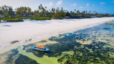 Zanzibar Plajı 'nın çarpıcı güzelliği, bu manzarayı yakalamak isteyen sanatçılar ve fotoğrafçılar için popüler bir yer haline getirdi..