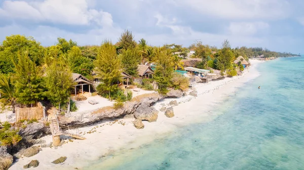 Lenyűgöző Szépségű Zanzibar Beach Tette Népszerű Úti Cél Művészek Fotósok — Stock Fotó