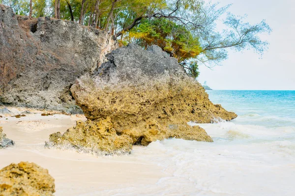Sansibar Island Verfügt Über Einen Atemberaubenden Tropischen Strand Mit Weißem — Stockfoto