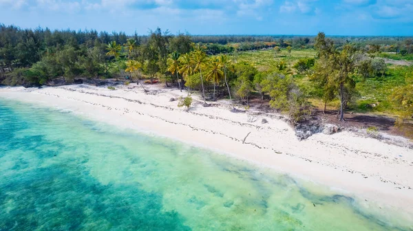 Zanzibar Island Refúgio Beleza Natural Com Uma Deslumbrante Praia Tropical — Fotografia de Stock