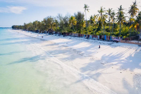 Zanzibar Island Lar Uma Praia Tropical Deslumbrante Que Certo Para — Fotografia de Stock