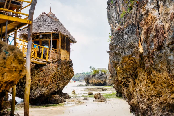 Las Playas Zanzíbar Ofrecen Escenario Perfecto Para Unas Vacaciones Verano Fotos de stock libres de derechos