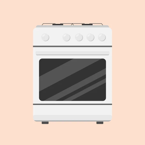 Stove Gas Oven Design Icon — Stock Vector