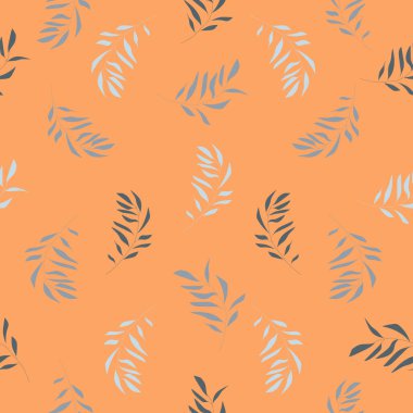 Dal ve yapraklarla kusursuz desen