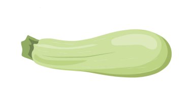 Beyaz arkaplanda kabak düz stil izole