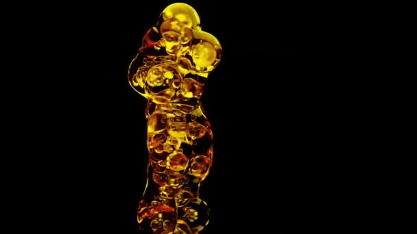 Honey Monster Dancing Hip Hop Dancing Vykreslování Smyčka Animace — Stock video