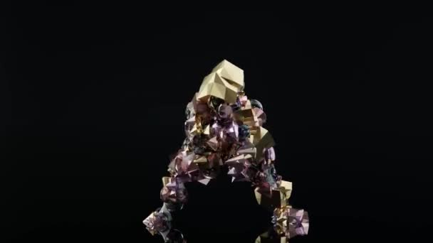 钻石怪物舞 恶魔舞 房子和嘻哈 循环动画 现实Cgi 3D渲染 — 图库视频影像