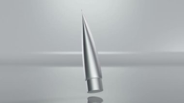 Krem için plastik tüp, kozmetik beyaz paket, jel, losyon, fırça, tonik, diş macunu, vücut bakımı. Gri arkaplandaki model şişe yavaşça havada, alfa kanalında, 3d render