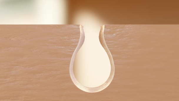 Skin Layer Water Cleaning Cleansing Foam Cream Skin Layer Loção — Vídeo de Stock