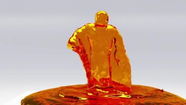 蜂蜜怪兽舞 嘻哈舞 3D渲染 — 图库视频影像