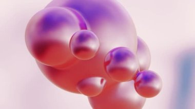 Fütürist Organik Tasarlanmış Sıvı Animasyon Çekimi. Aqua Colourful Liquid Gradients Video Sunumu. Yeni Soyut Not Biçimi. Minimalist Kapak Görüntüsü Stili Örnekleme Kapanışı