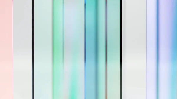 Färgglada Genomskinliga Glasplattor Glöd Spektrum Dispersionsglas Block Ljusa Holografiska Abstrakt — Stockfoto