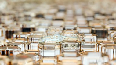 Soyut losyon serumu damlası buruşuk deri hücrelerini, altıgen turuncu deri tabakasını, derin deri yapısını, koruyucu kozmetik özünü, yenilenmeyi, yenilenmeyi, hidrasyonu, vitamini, 3 boyutlu yapılandırmayı azaltır.