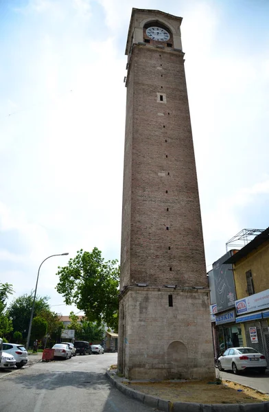 Located Adana Turkey Great Clock Tower Built 1881 Governor Ziya — Stock Photo, Image