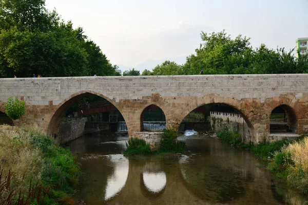 Situé Kozan Turquie Pont Romain Remonte Époque Romaine — Photo