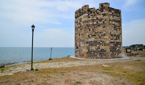 Situé Adana Turquie Sleyman Tower Est Une Tour Guet Maritime — Photo
