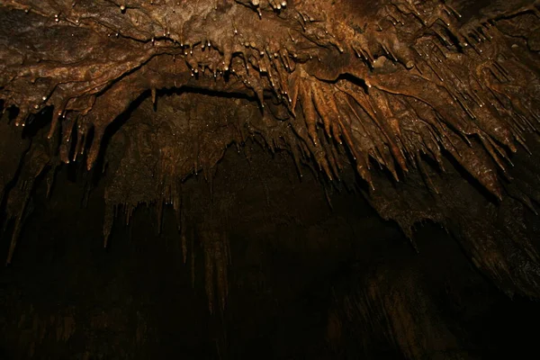 Gokgol Cave Located Zonguldak Turkey 이달린 3350 길이의 동굴은 터키에서 — 스톡 사진