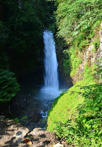 Situado Rize Turquía Palovit Waterfall Uno Los Lugares Más Visitados —  Fotos de Stock