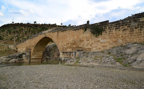 Puente Cendere Una Antigua Estructura Situada Distrito Kahta Adyaman — Foto de Stock
