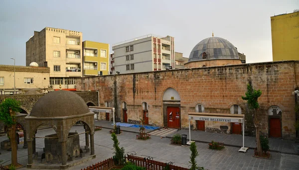 Située Cizre Turquie Grande Mosquée Été Construite Xiie Siècle — Photo