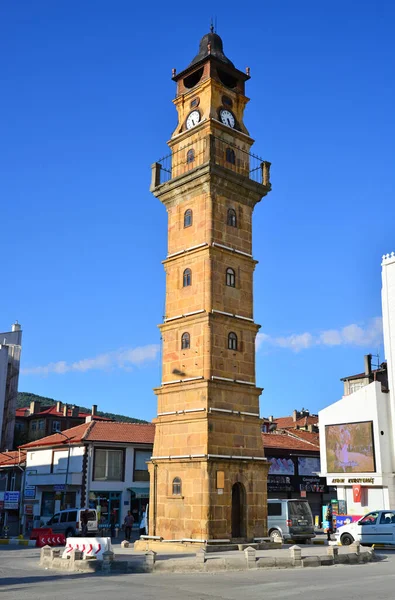 Beläget Yozgat Turkiet Klocktornet Byggdes 1908 Dåvarande Borgmästaren Tevfikizade Ahmet — Stockfoto