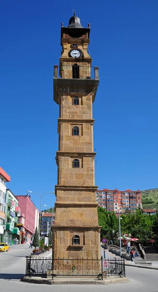 Localizado Yozgat Turquia Torre Relógio Foi Construída 1908 Pelo Prefeito — Fotografia de Stock