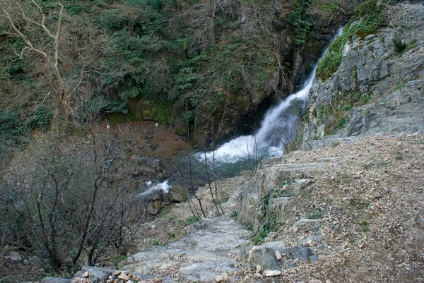 Situato Yalova Turchia Dusen Waterfall Una Delle Aree Protette Della — Foto Stock