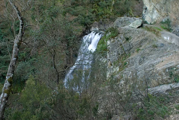 Localizado Yalova Turquia Cachoeira Dusen Uma Das Áreas Protegidas Região — Fotografia de Stock