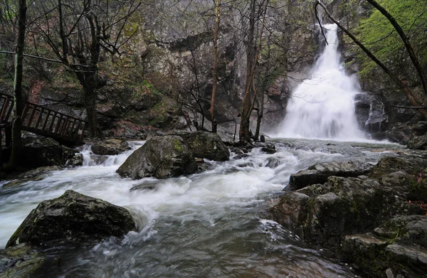 Nachází Yalova Turecko Erikli Cifte Vodopády Jedním Nejkrásnějších Vodopádů Turecku — Stock fotografie