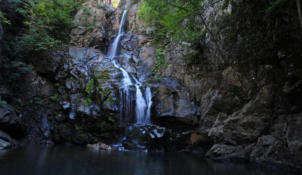 Situato Yalova Turchia Erikli Cifte Waterfalls Una Delle Più Belle — Foto Stock