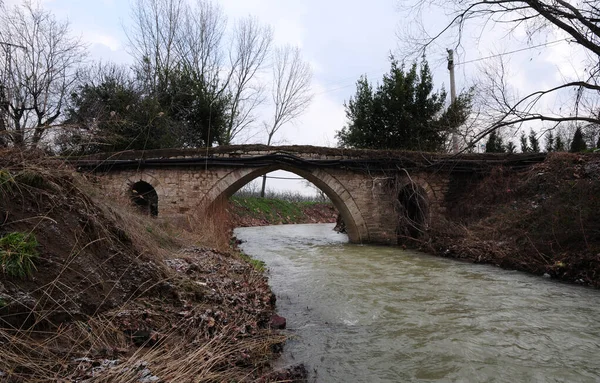 Ιστορική Πέτρινη Γέφυρα Γιάλοβα Τουρκία — Φωτογραφία Αρχείου