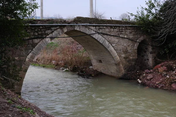 Historische Steinbrücke Yalova Türkei — Stockfoto