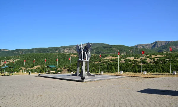 Monument Des Martyrs Privés Bingol Turquie — Photo