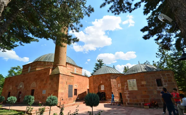 Histórico Hasan Dede Mesquita Túmulo Kirikkale Turquia — Fotografia de Stock