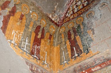 Aksaray 'ın İhlara Vadisi' ndeki eski kaya kiliselerinden biri..