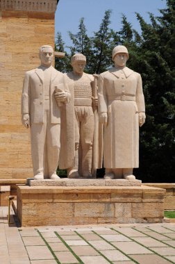 Türkiye 'nin Ankara kentinde yer alan Anitkabir, Türkiye Cumhuriyeti' nin kurucusu Mustafa Kemal Atatürk 'ün gömüldüğü yer..