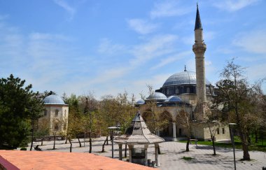 Cenab- Ahmet Mosque and Tomb, located in Ankara, Turkey, was built in the 16th century by the famous Ottoman architect, Mimar Sinan.