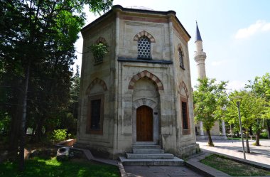 Cenab- Ahmet Mosque and Tomb, located in Ankara, Turkey, was built in the 16th century by the famous Ottoman architect, Mimar Sinan.
