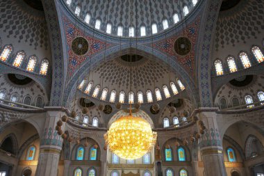 Kocatepe Mosque in Ankara, Turkey was built in the 20th century. It is one of the most important mosques of the recent period.