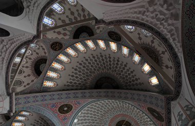 Kocatepe Mosque in Ankara, Turkey was built in the 20th century. It is one of the most important mosques of the recent period.