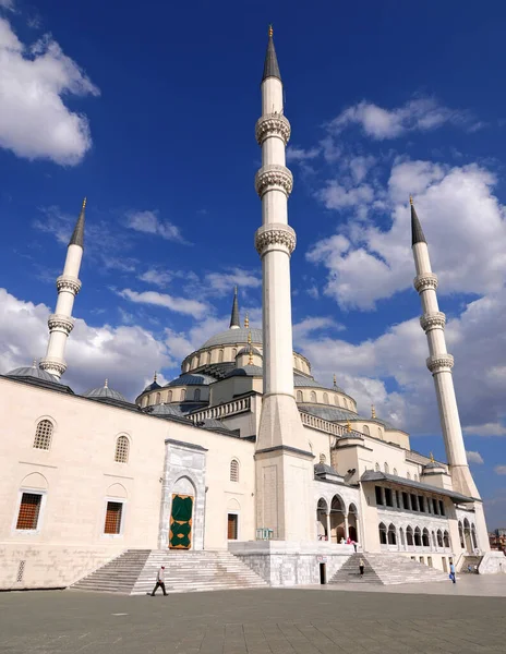 Kocatepe Mosque in Ankara, Turkey was built in the 20th century. It is one of the most important mosques of the recent period.