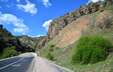 Ancient Guvem Basalt Columns - Kizilcahamam / TURKEY