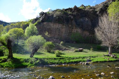Ancient Guvem Basalt Columns - Kizilcahamam / TURKEY