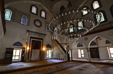 Omer Pasha Mosque and Complex, located in Elmali, Turkey, was built in 1610.