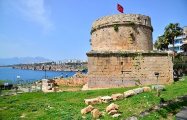 Historical Hidirlik Tower - Antalya - TURKEY