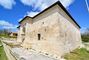 Sinaneddin Madrasa, located in Korkuteli city of Turkey, was built in the 14th century.
