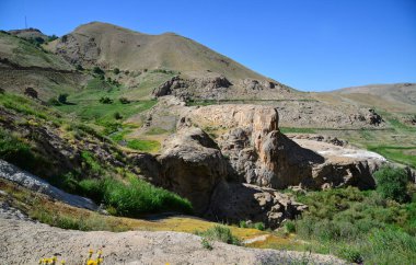 Baskale Travertines, located in Van, Turkey, is a very important natural area.