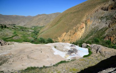 Baskale Travertines, located in Van, Turkey, is a very important natural area.